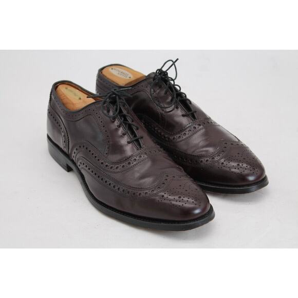 Allen Edmonds McAllister Wingtip Dress Shoes Size Oxblood Oxfords Mens 11.5C main image 6